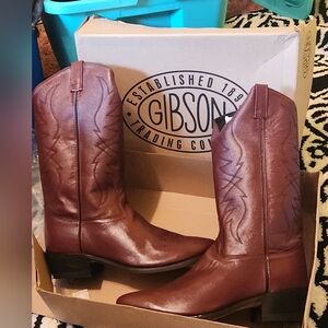 Gibson Men's Tan Western Boots Size 13 Nwt